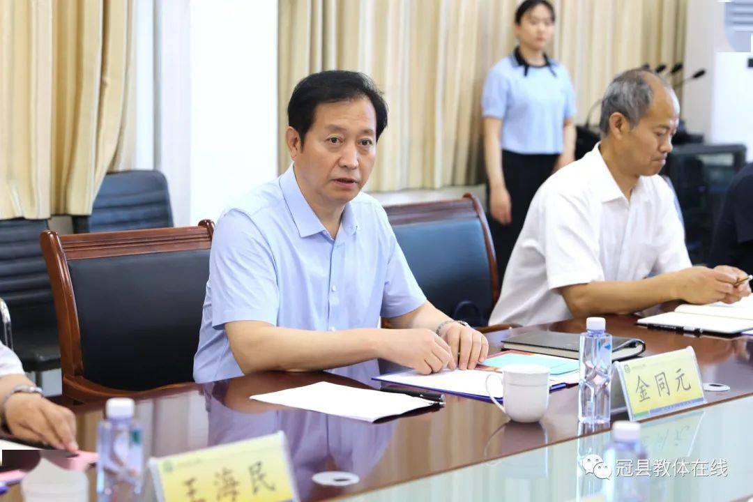 金同元来我县调研指导职业教育发展工作_学宏_高技能_冠县