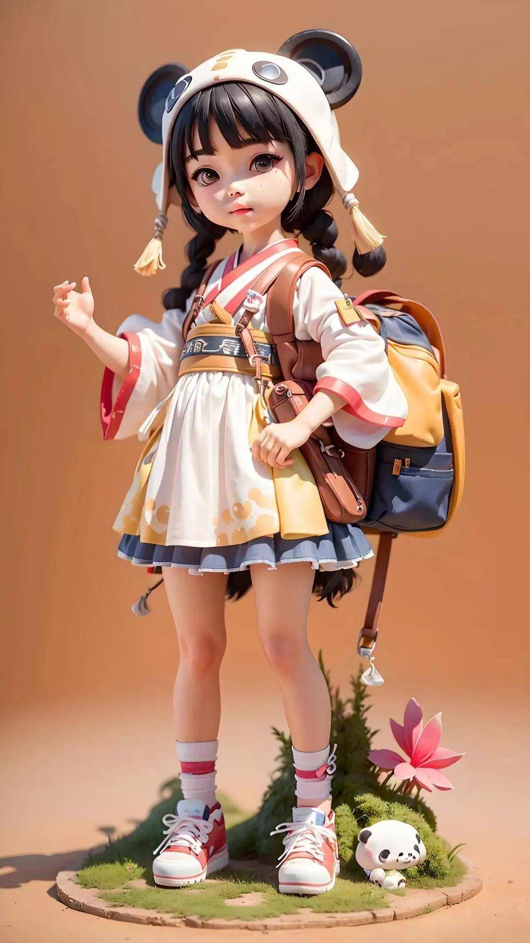 作品:《童趣》作者:陈了个鱼作品:《粉红少女》作者:林夕山风作品