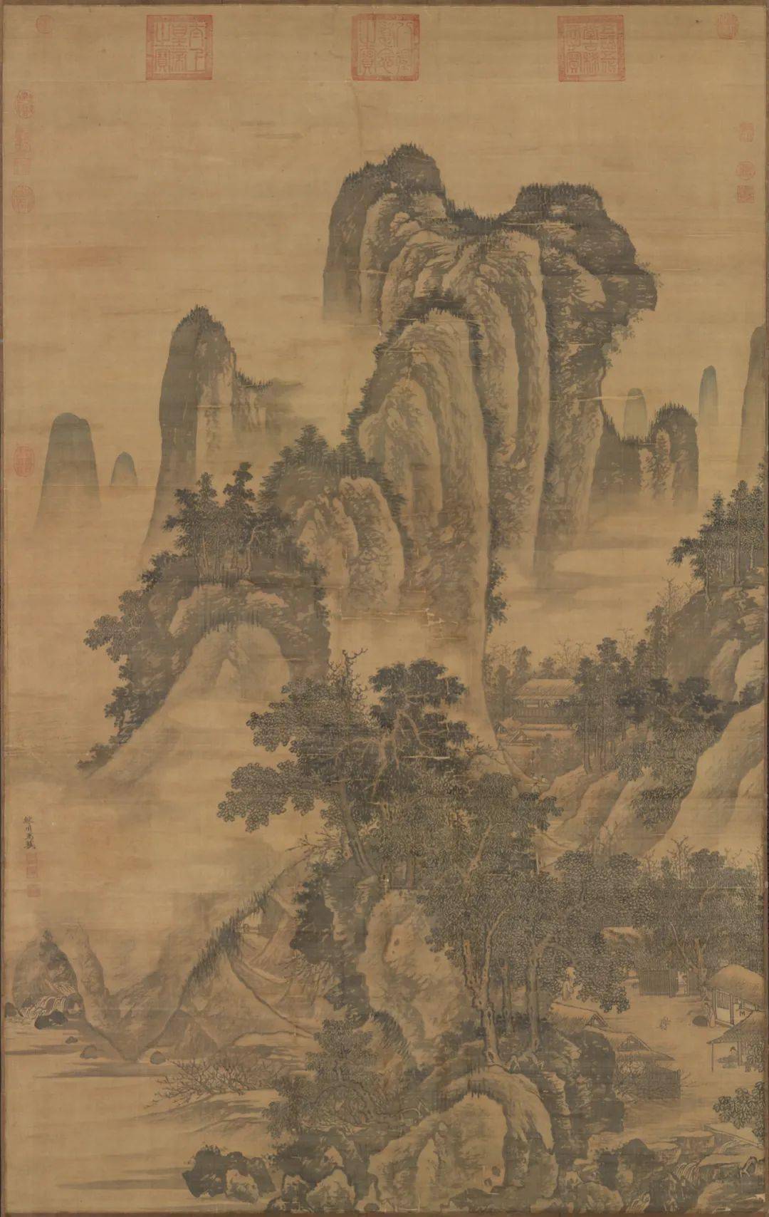 22 元·朱叔重 春塘柳色21 元·马琬 春山清霁20 元·盛懋 春塘禽乐19