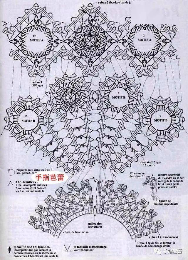 钩织芭比娃娃衣服教学图片