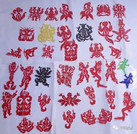 千阳精怪剪纸_造型_古文化_中国