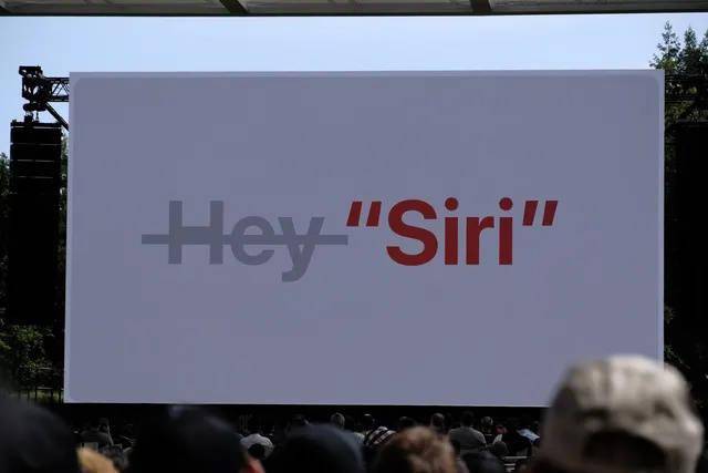 苹果宣布唤醒Siri语音助手的唤醒词正式从“Hey Siri” 更改为“Siri” 