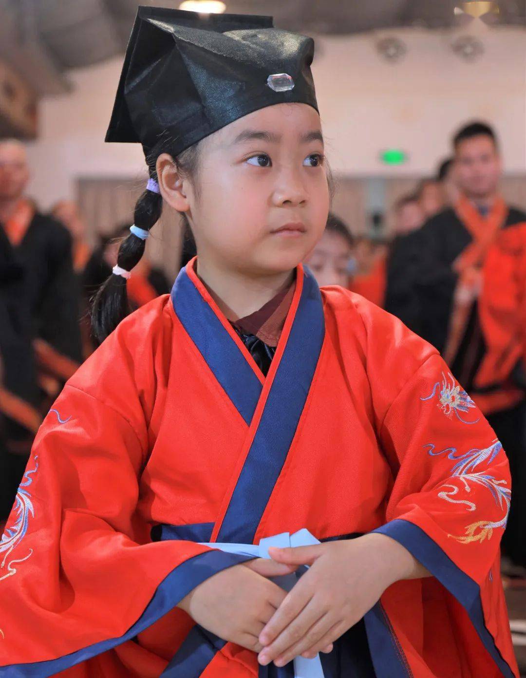 开笔明智 启蒙人生|朱泾健康幼儿园开笔礼活动_衣冠_小朋友们_文化