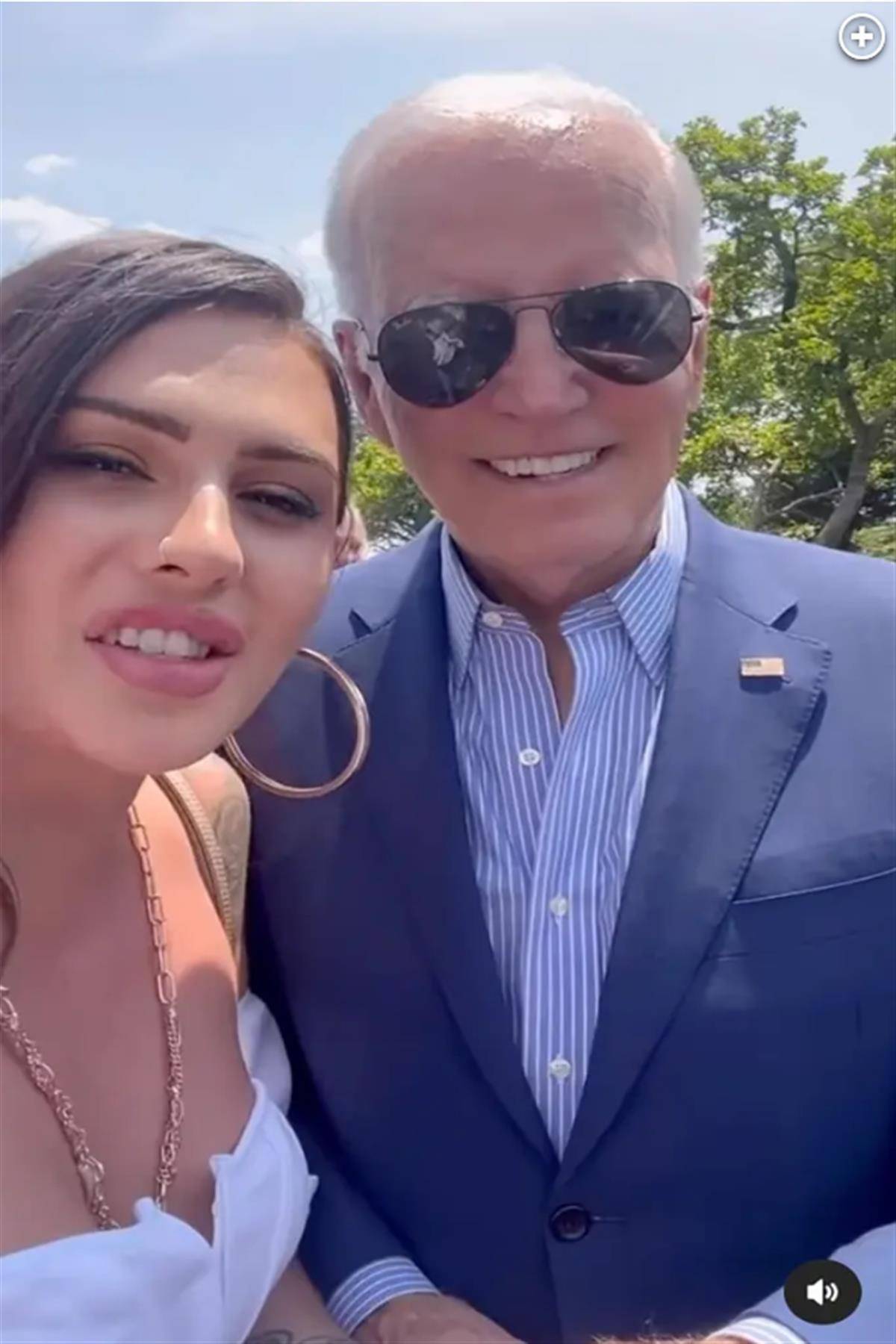 美跨性别网红与拜登合影后,在白宫赤裸上身还辩称"合法"_罗斯·蒙托亚