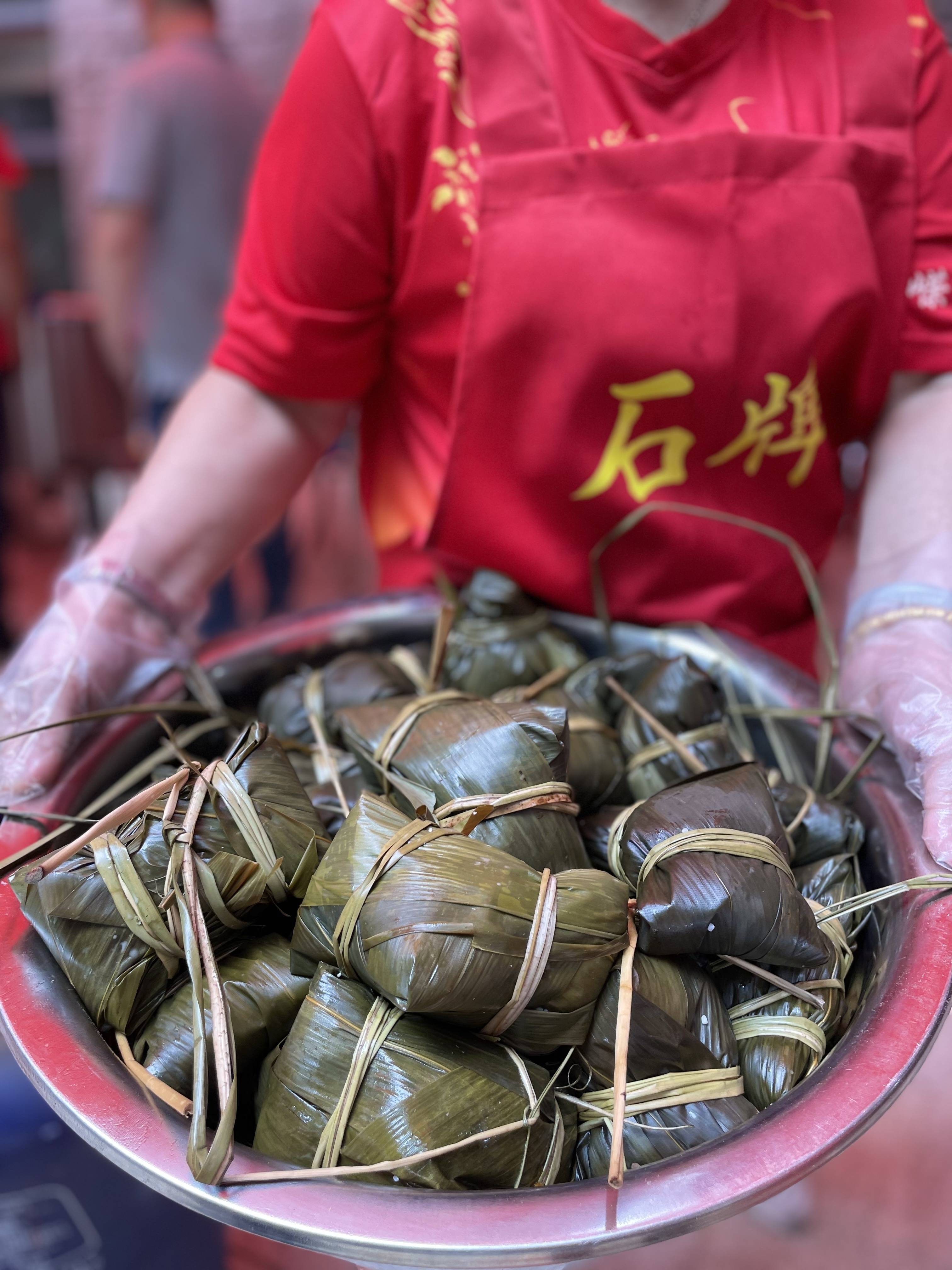 多图|派龙船饼啦!来天河石牌感受浓浓端午情_活动_文化_村民
