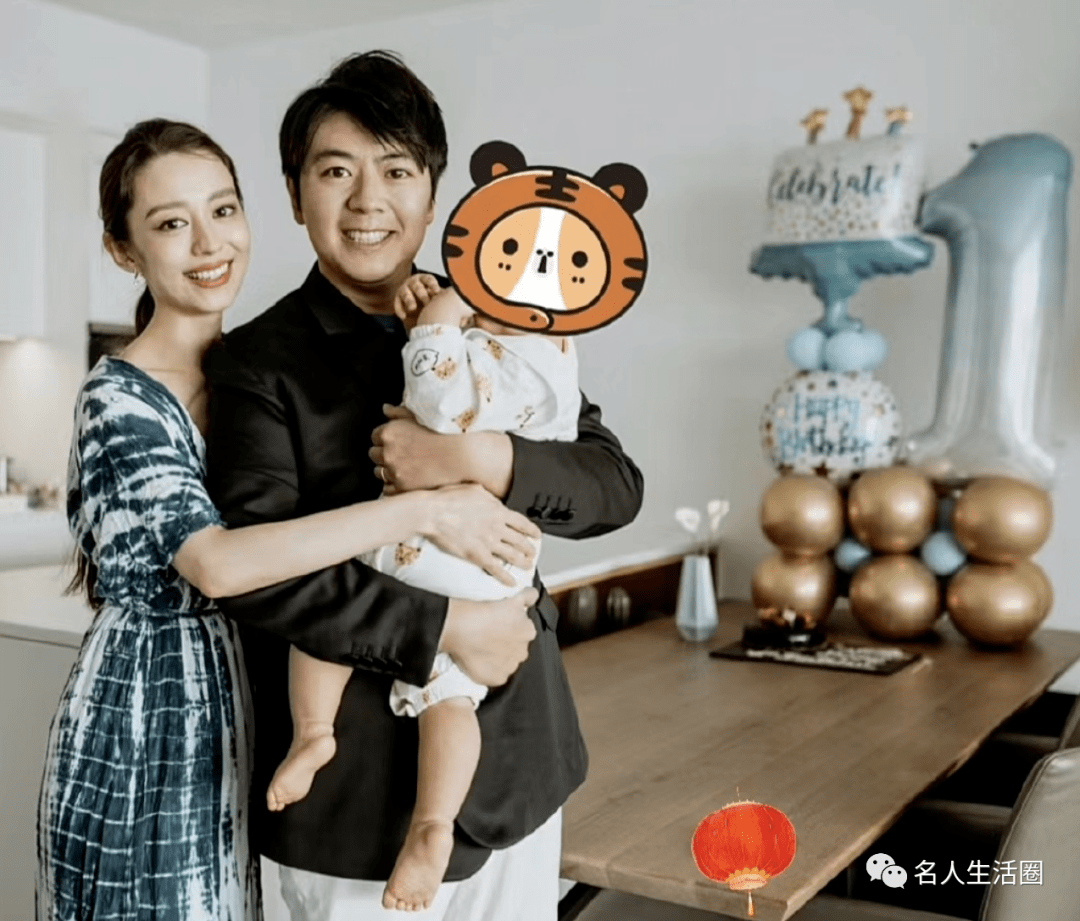 郎朗晒全家福庆41岁生日,与德国岳父罕见同框,2岁儿子长得好高_吉娜