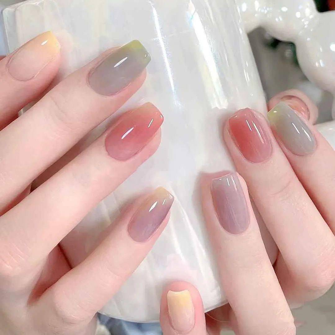 多巴胺美甲第二波,属于夏日的五彩缤纷~_想学_款式_出点