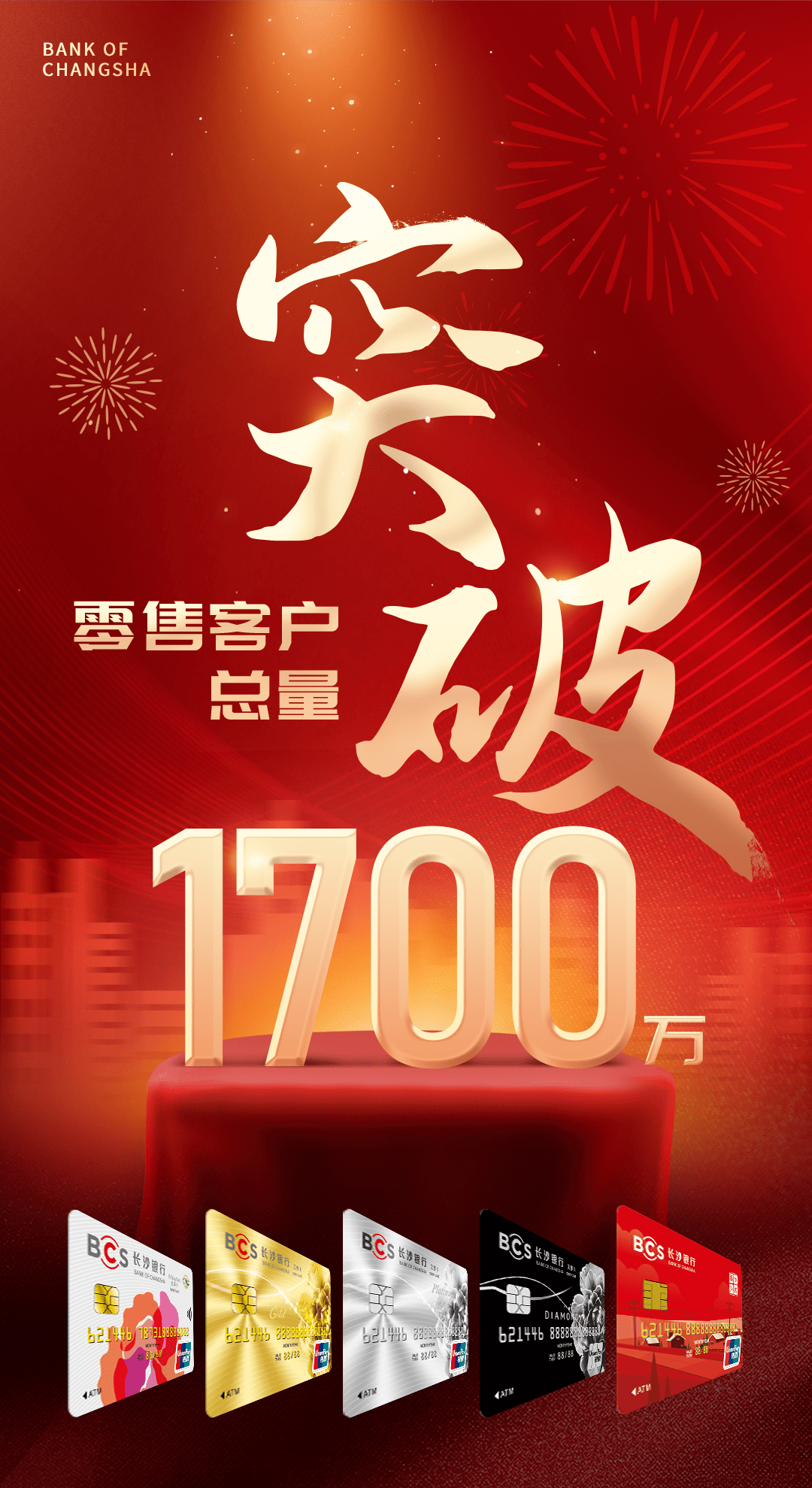 长沙银行零售客户总量突破1700万
