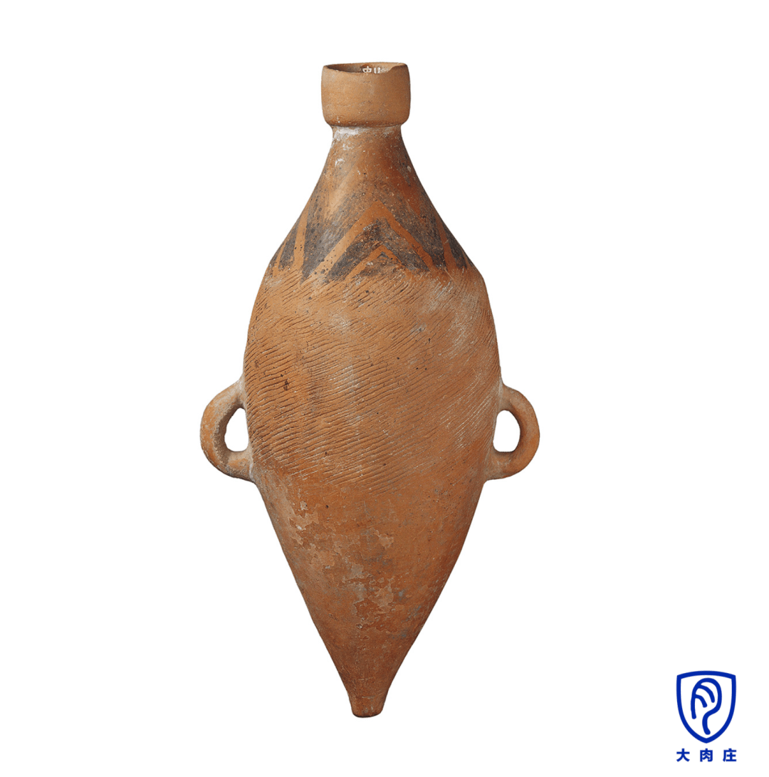 下类型 彩陶盆 | 美国圣路易斯美术馆藏仰韶文化 鹳鱼石斧彩绘陶缸