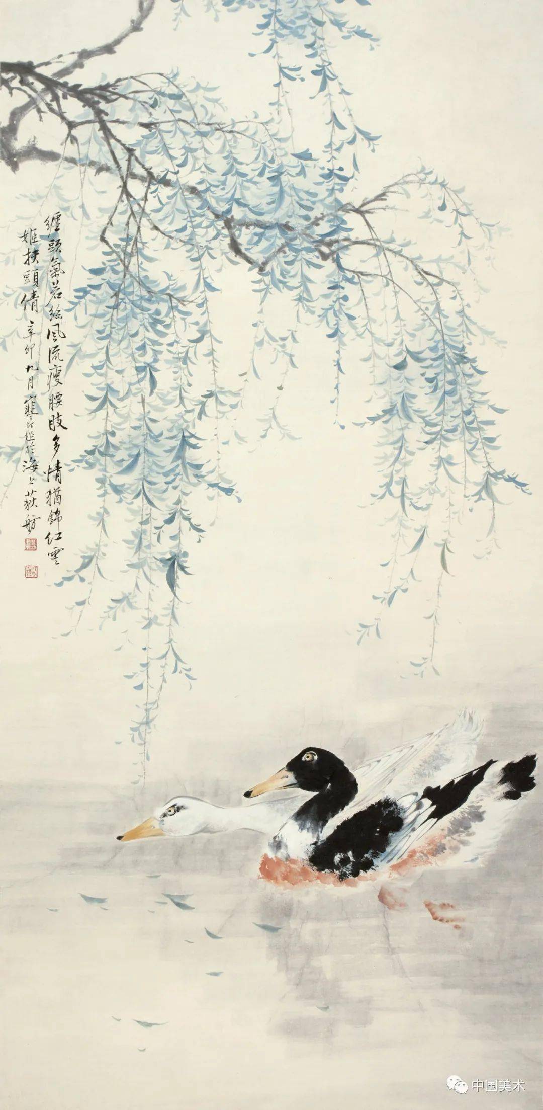 江寒汀的花鸟(高清60图)_禽鸟_翠鸟_虚谷