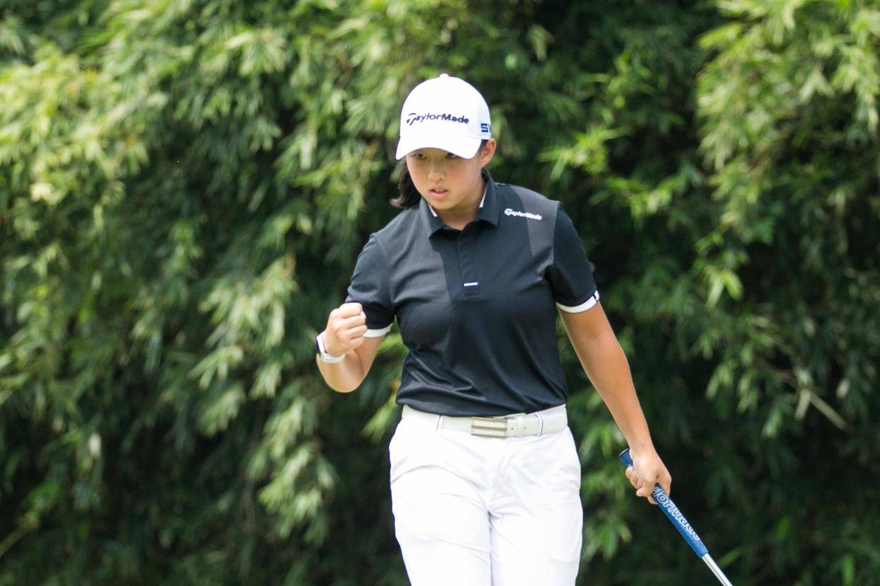 第二位赢得大满贯赛的中国内地球员,冯珊珊曾在2012年6月11日赢得lpga