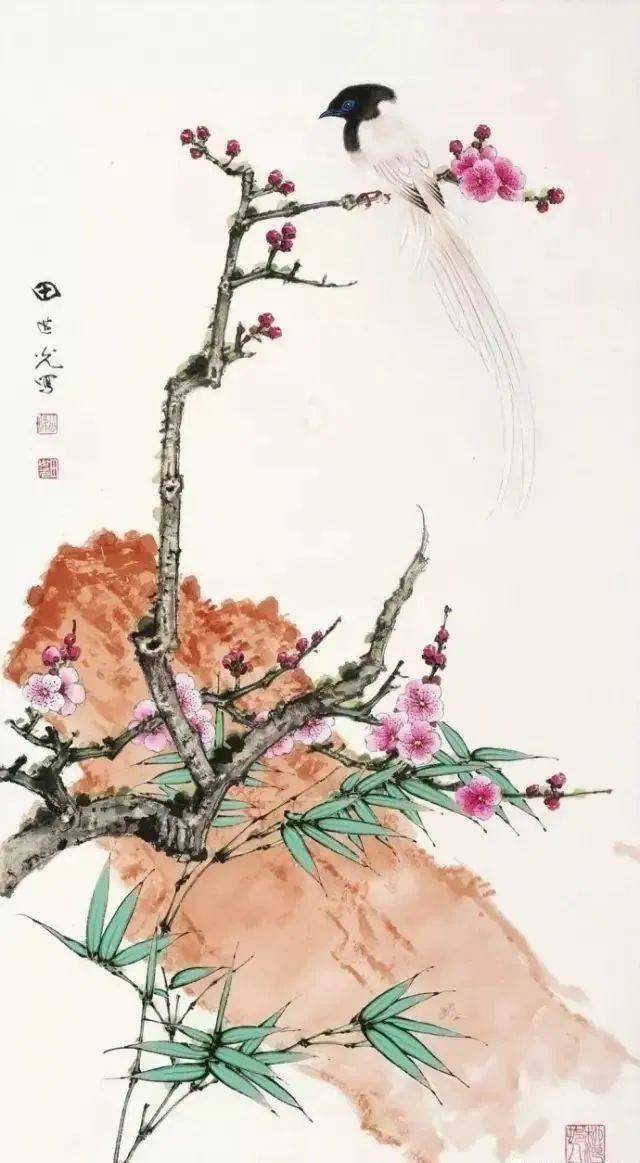 田世光的花鸟画，犹如一阵清风，美出天际！_北京西_中国画系_工笔