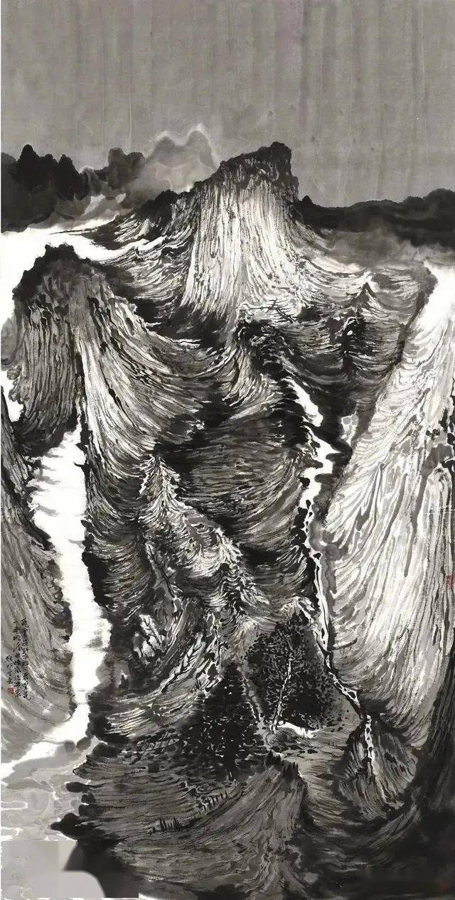 谭老师教你山水画中的破墨法_水墨_cmx_步骤