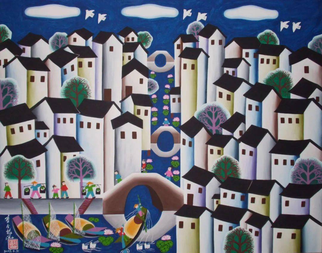 【农民画韵】"画里有情强国有我" ——金山农民画作品系列展(十八)