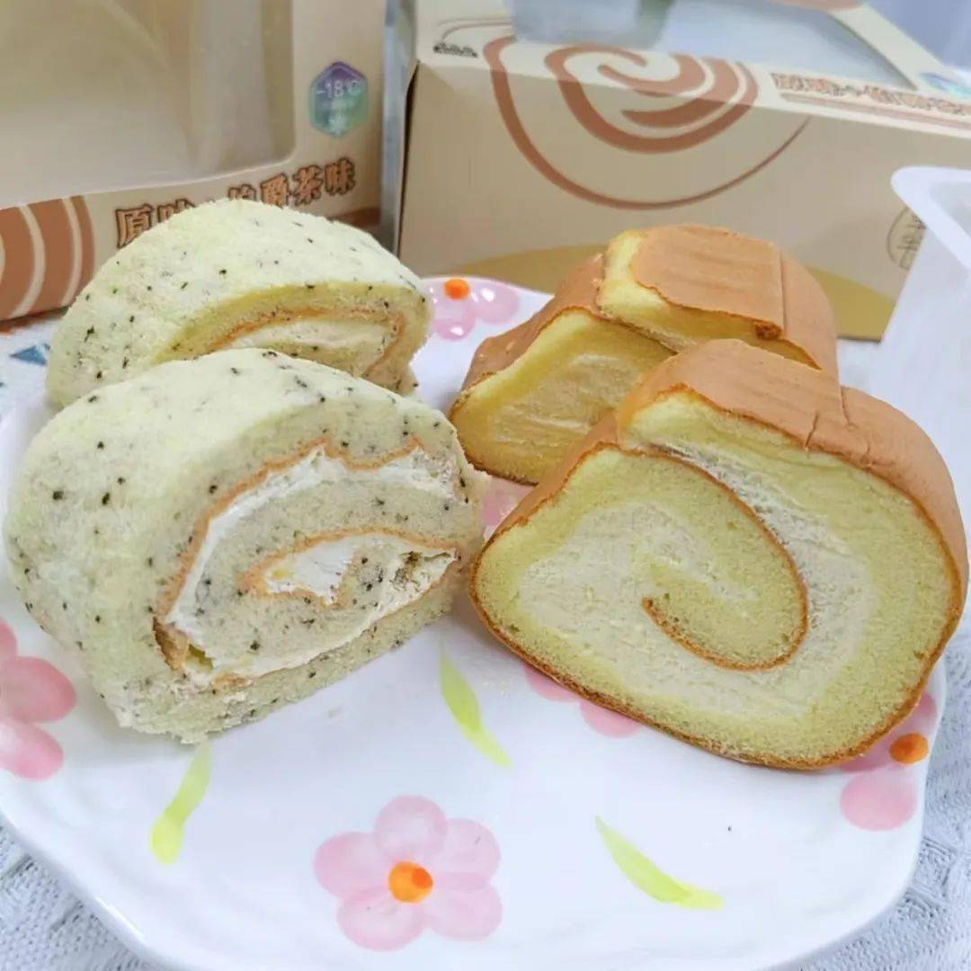 【山姆同款—半半糖双拼瑞士卷】开团价59.9元到手2大盒!
