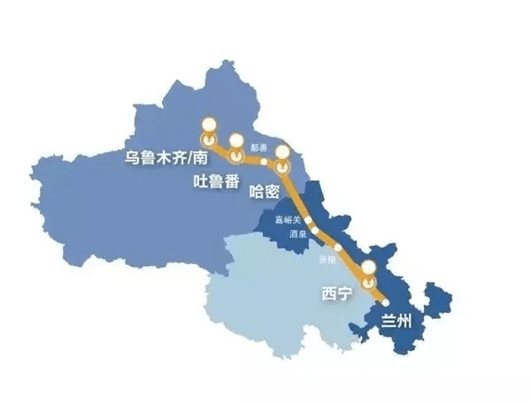 官方:中断7年的兰新高铁全线恢复!时速250公里高标准_兰州_西宁_运营