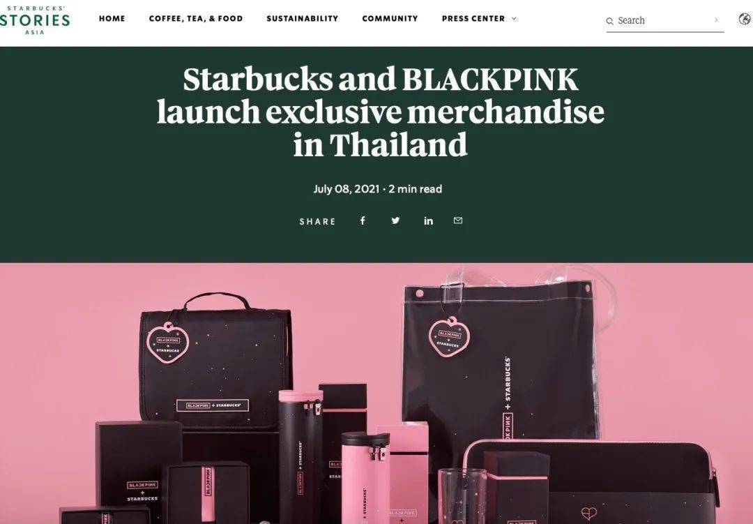 星巴克联名blackpink ?_合作_品牌_通讯录