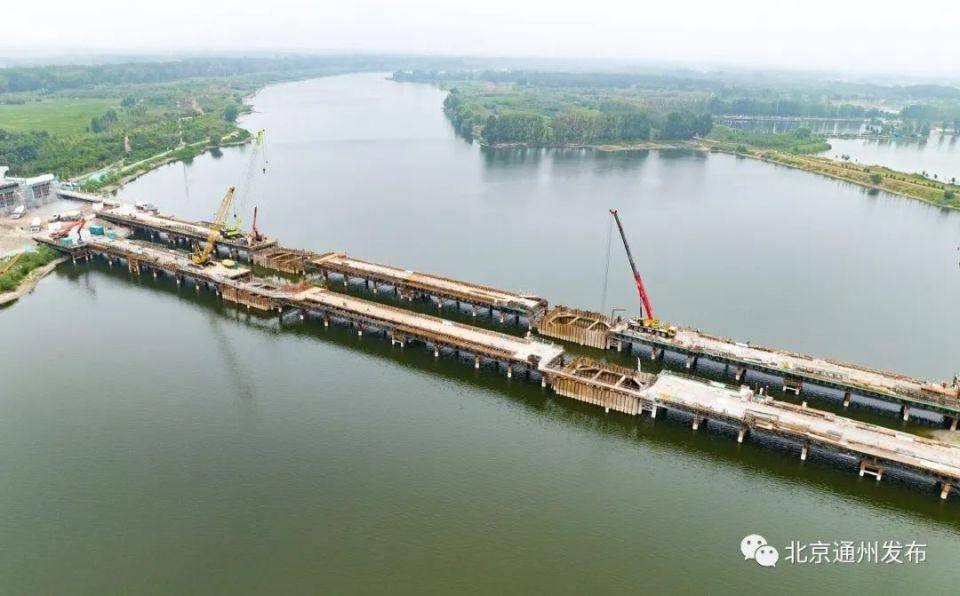厂通路潮白河大桥有新突破!大厂进京将缩短20公里_施工_围堰_钢管