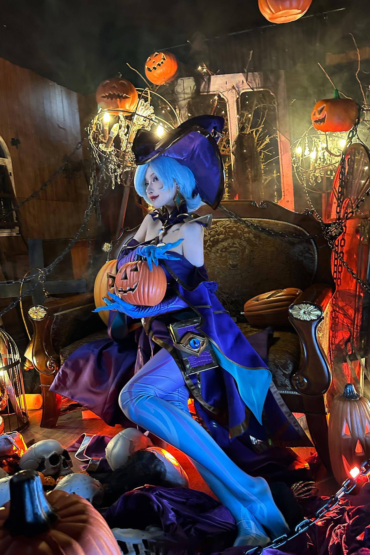 万圣奇遇记 卡西奥佩娅cosplay_泛电竞