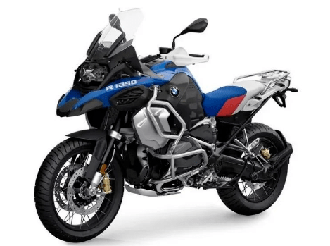 首先是宝马最著名的"水鸟"r 1250 gs,还是采用了高辨识度的宝马赛车