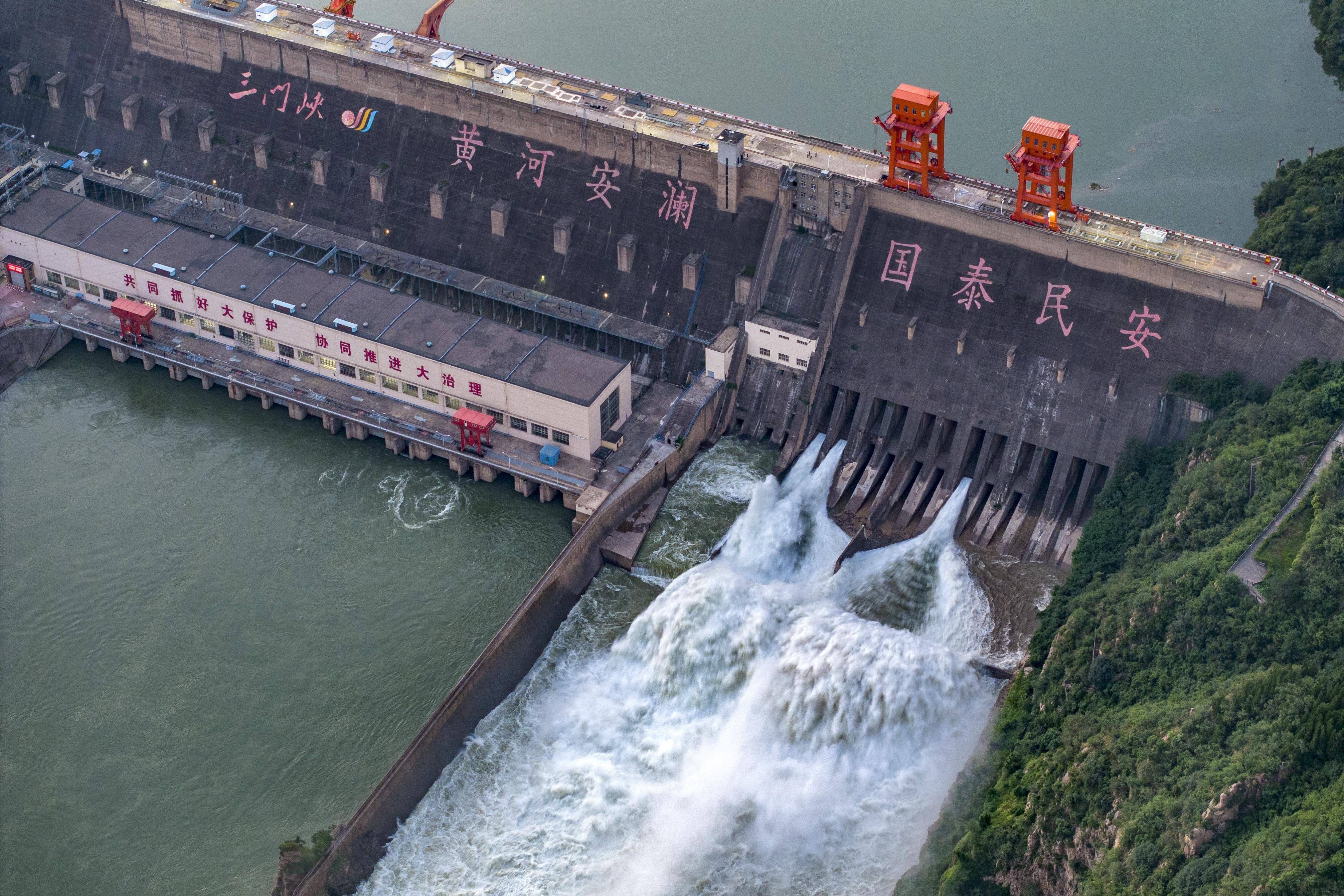 黄河三峡大坝图片