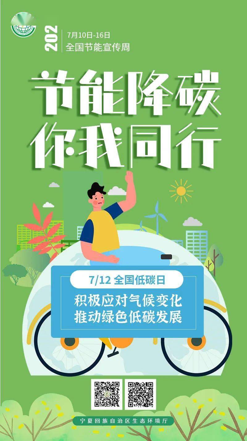 宁夏回族自治区生态环境厅发布2023年全国低碳日主题海报_来源