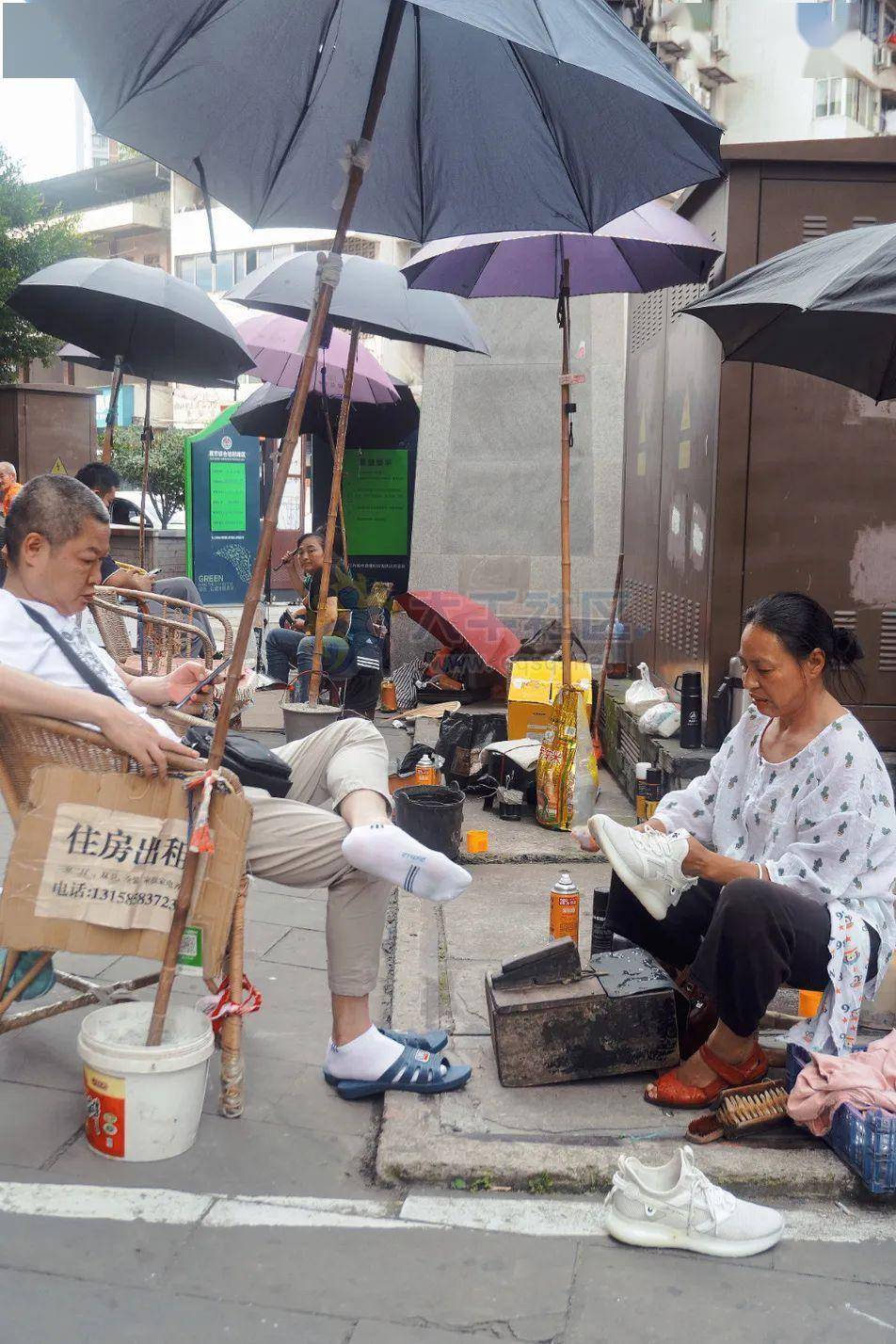 今天上午,在内江农校街拍下这一幕