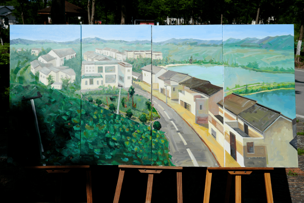 西南大学美术学院"慢城故事"乡村美术作品展_文化_艺术_服务