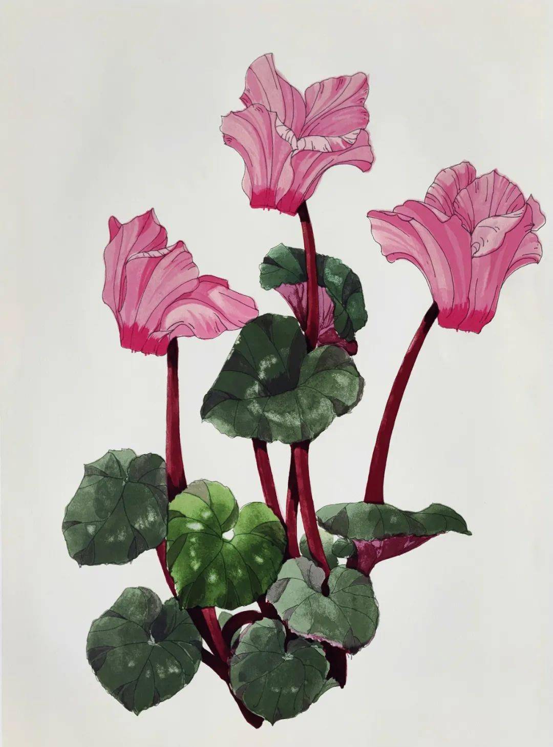 散花天女丨常沙娜版画作品赏析_she_in_crafts