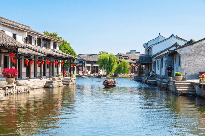 千年宋韵流淌绍兴古镇 浪漫"红妆"扮靓传统乌篷_小镇_周炳良_游客