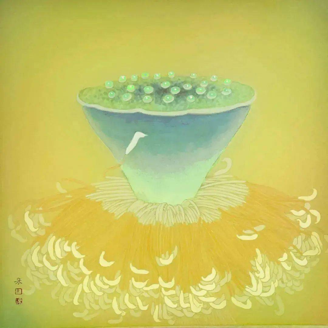 国画天地李金朵静谧之美一个花的世界花的海洋