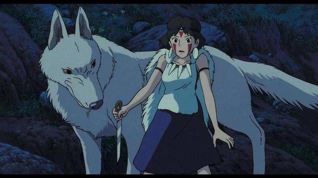 主宰自然生死的万物之灵麒麟神,收养了人类弃婴幽灵公主桑的白狼神