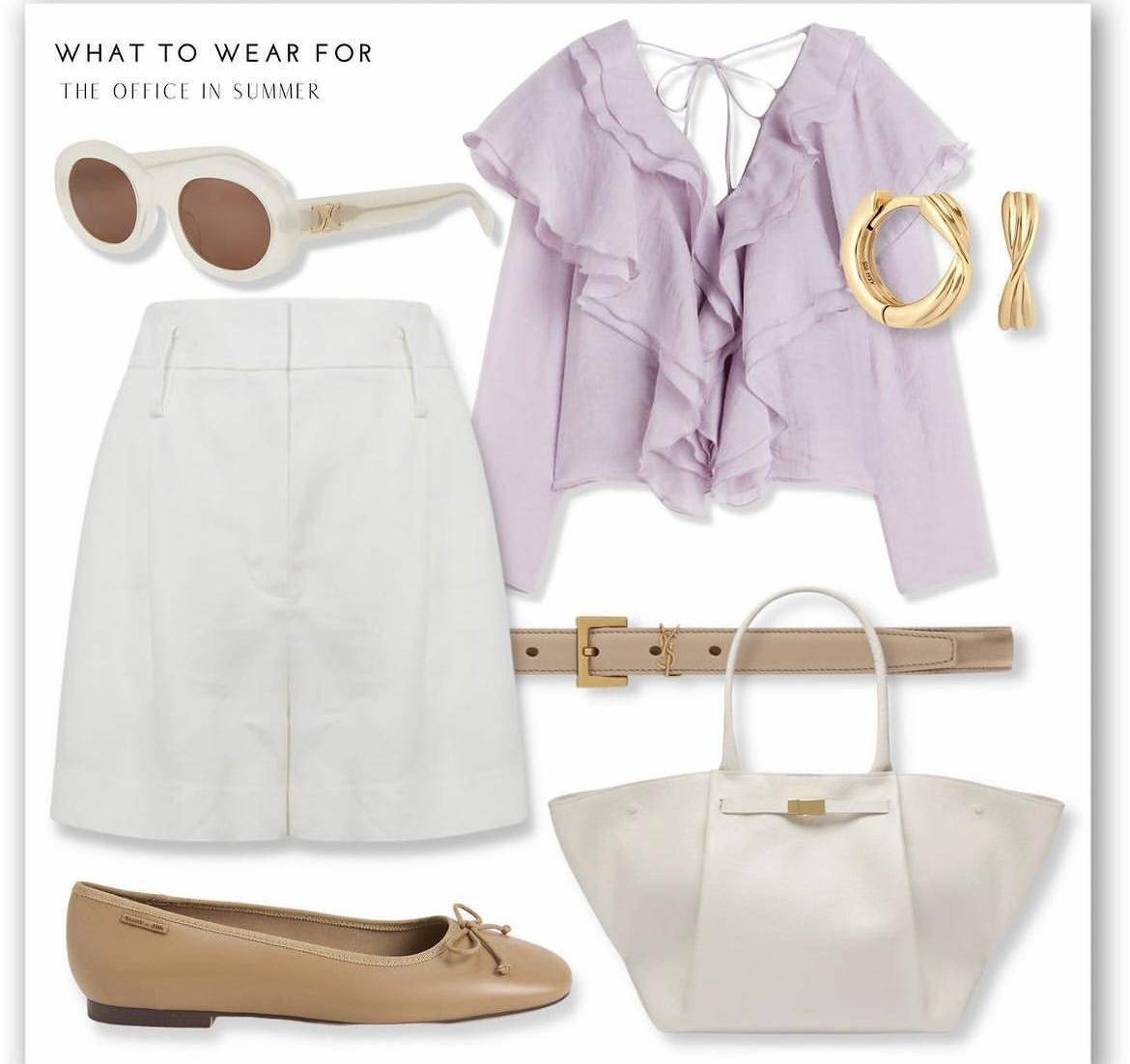 淡紫色也太美了吧，1个紫丁香色7套搭配，穿出一周不重样优雅感_搜狐网, image size:1170x1102