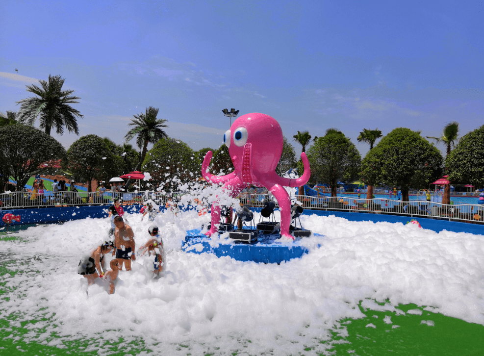 昭山城市海景水上乐园,热带风情主题月让你畅玩这个夏天!