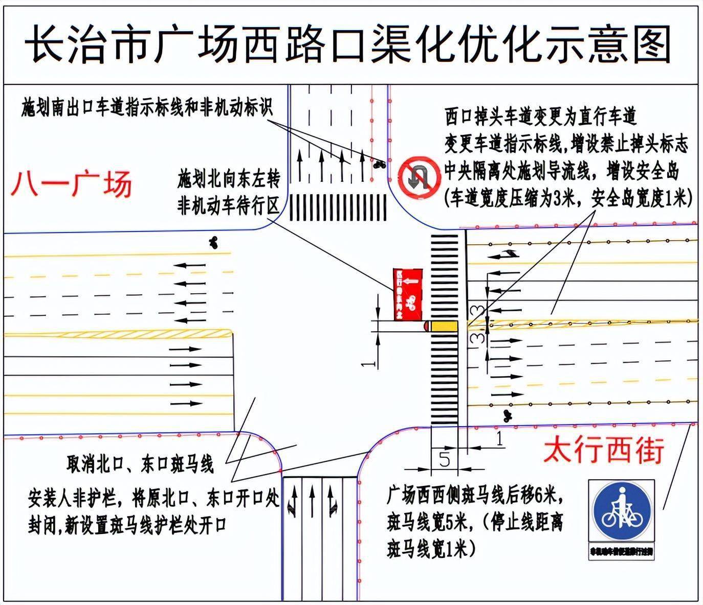 二次过街示意图图片