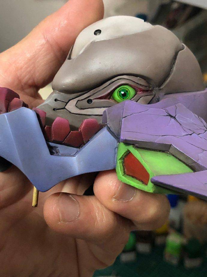 初号机头部内构模型,是什么生物呢?_感觉_使徒_细节