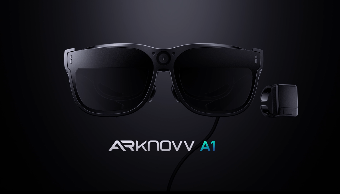 AR眼镜ARknovv A1发布：采用全新高清、高亮、高透过率的光学显示系统