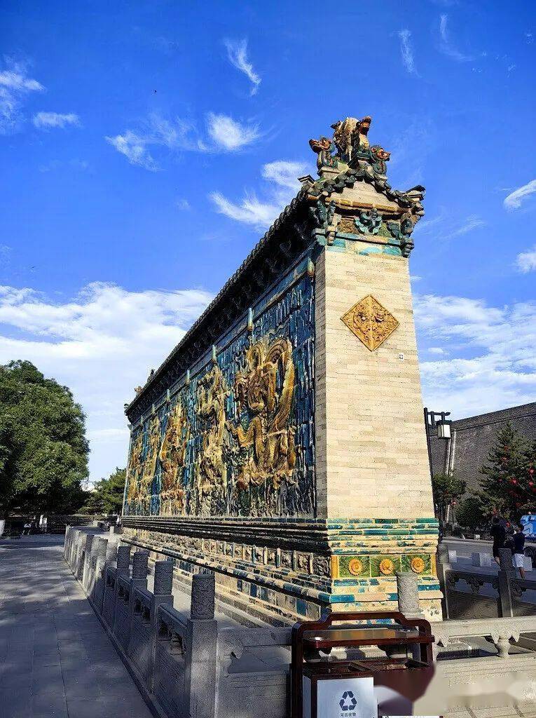 大同古城 之 三座五龙壁_善化寺_府文庙_照壁