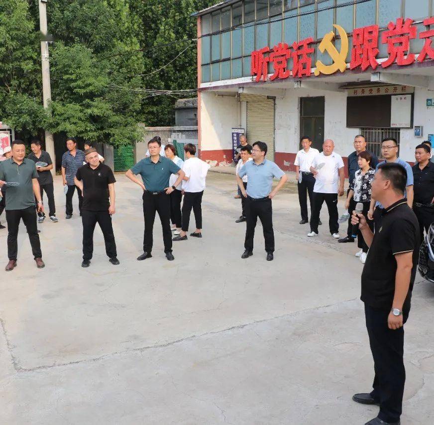 管区宋庄管区三十里铺管区康驿实地看 现场评 大比武为进一步压实基层