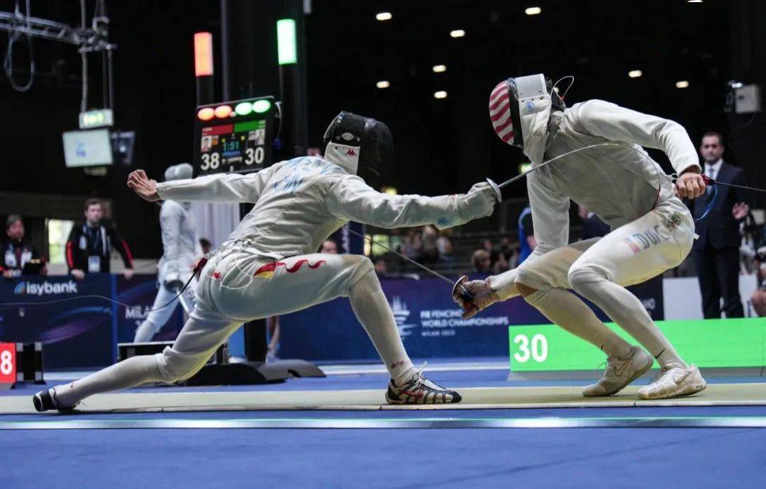 虹口剑客吴斌代表中国男子花剑队获得2023年米兰世界击剑锦标赛团体