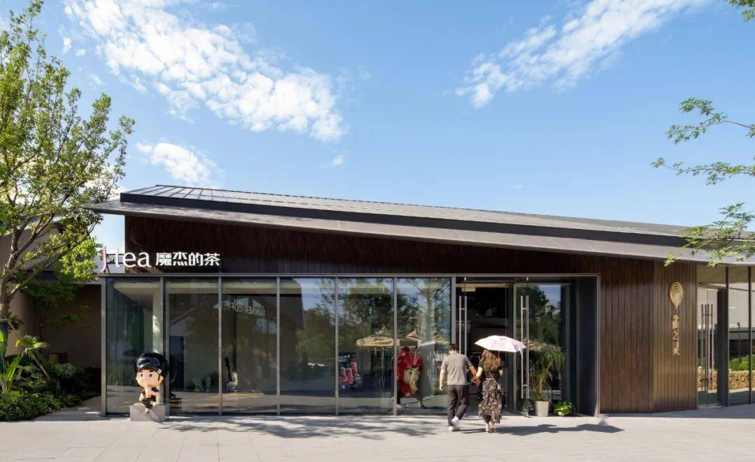 玉鸟飞过良渚屋顶下的文艺天空丨杭州 良渚文化村玉鸟集_建筑_空间
