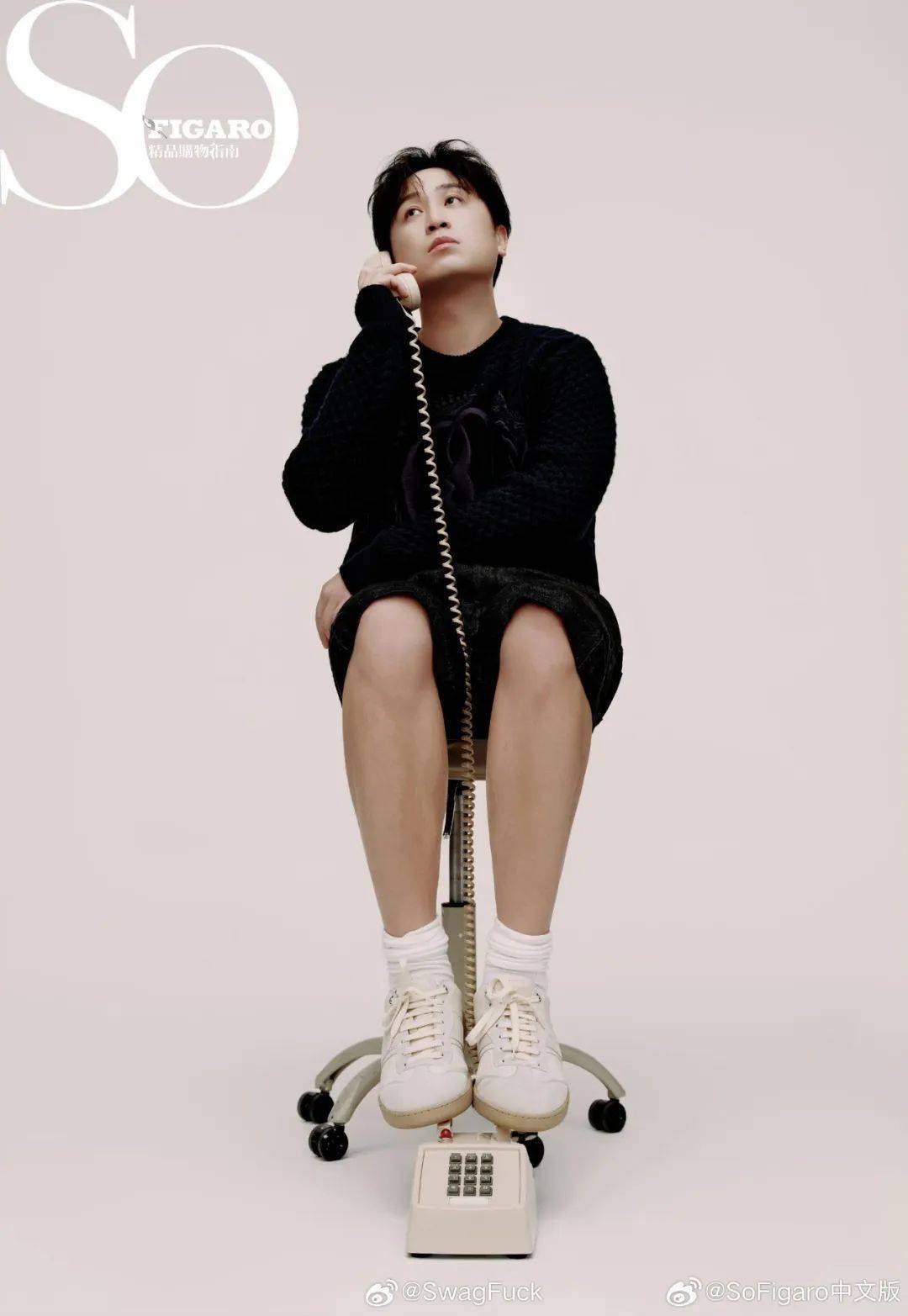真就杭州权志龙了呗?tangoz和岳岳一起给《sofigaro》杂志拍了写真!