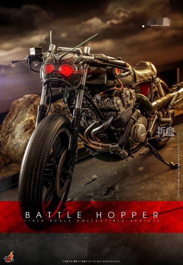 hottoys 假面骑士 黑日 影月 战斗蝗虫摩托 1/6可动人偶_功能_比例