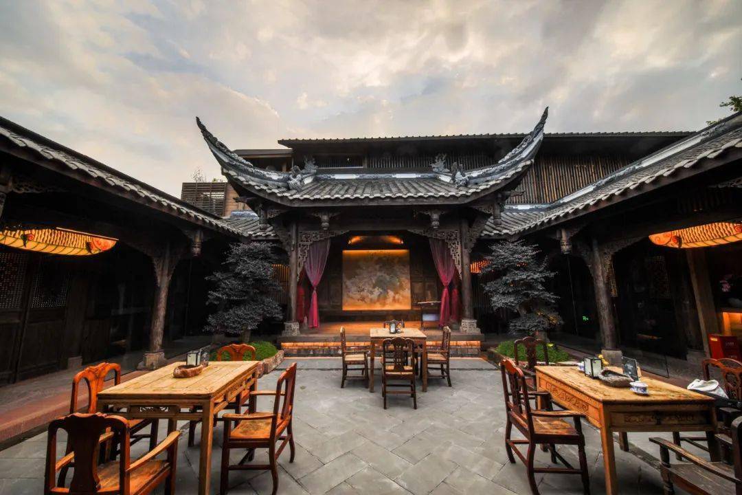 子非|成都十大名宴餐厅之一,品意境川菜,享文化盛宴!_宴席_院落_自然