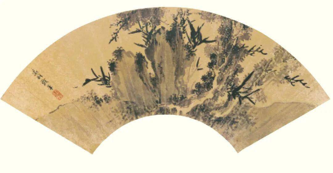 明清名家山水扇面画精品欣赏！_搜狐网