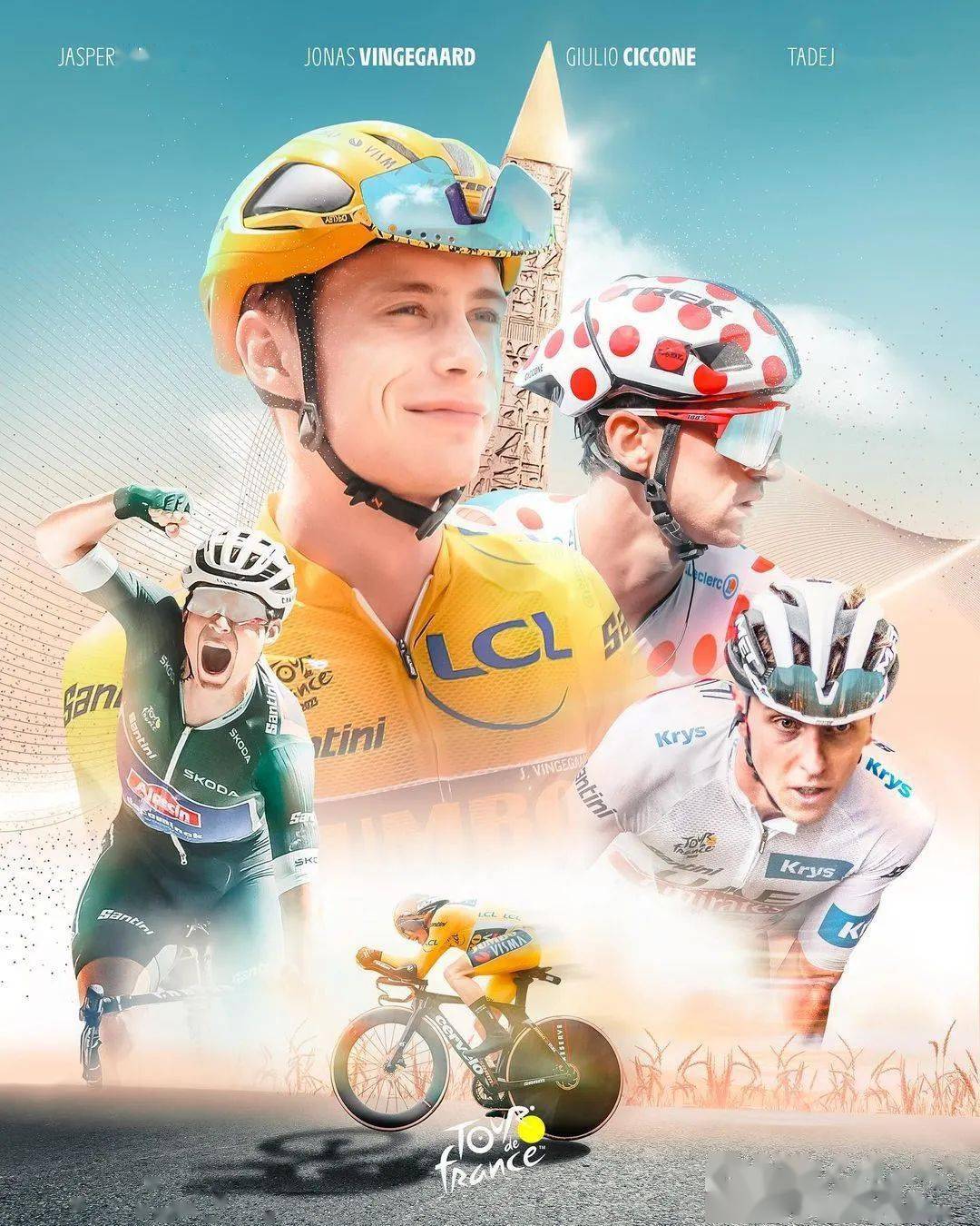 【收藏贴】2023环法官方赛段海报全赏析(含女子环法)_加查_菲利普森