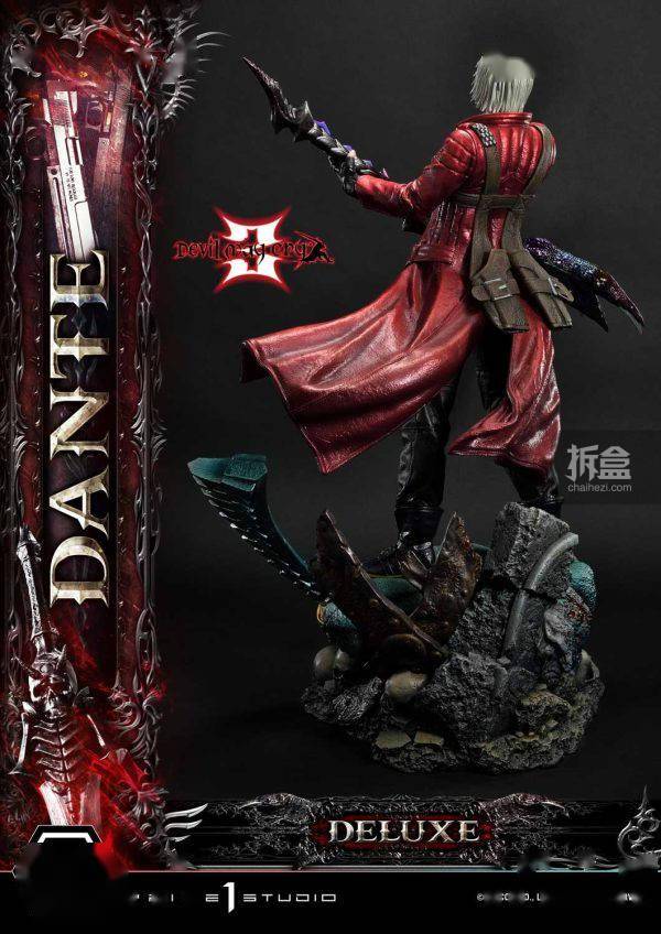 prime 1 studio 鬼泣3 dante 但丁 1/4游戏艺术雕像_配件_维吉尔_头部