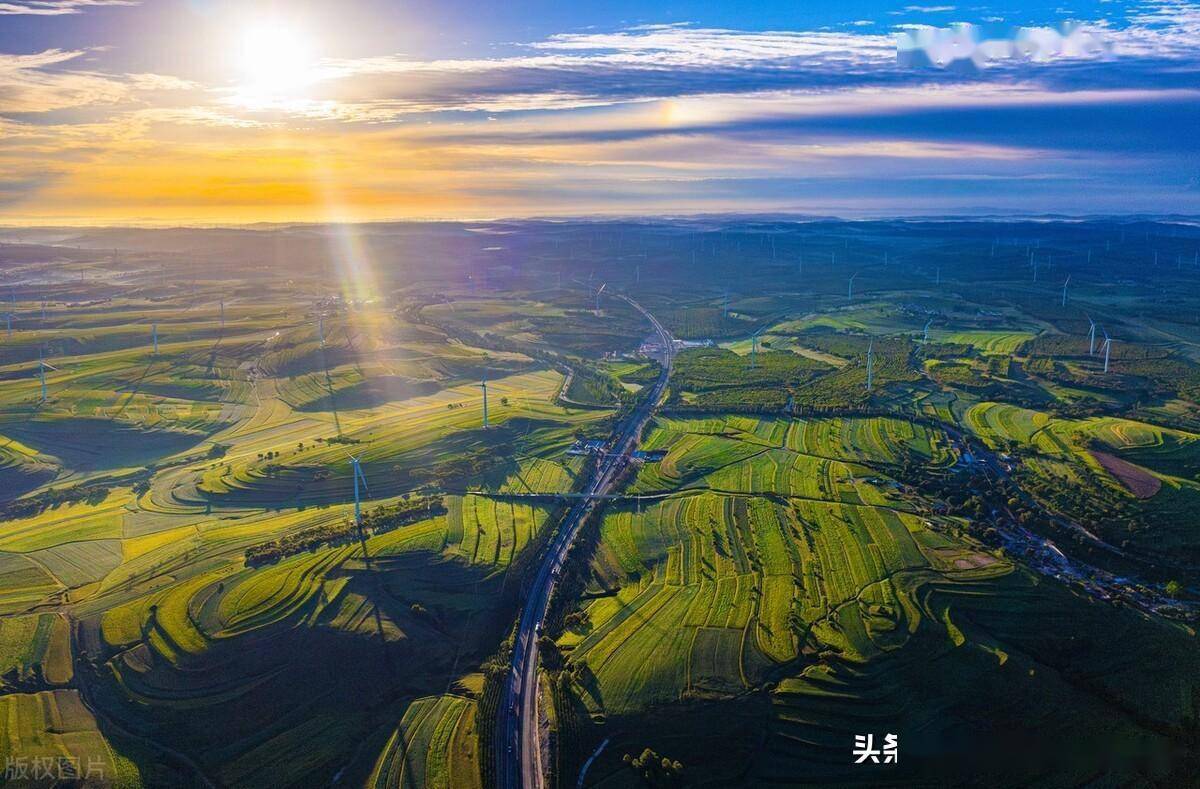 盛夏时节山西朔州"塞上绿洲"景美如画_成景_平鲁区_村庄