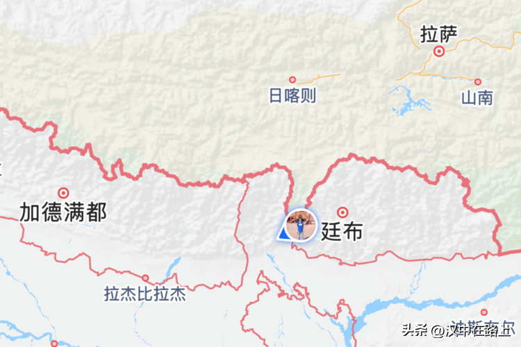 喜马拉雅五条沟地图图片