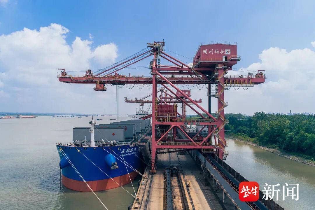 5亿吨!南京市明州码头历年货物吞吐量实现新突破!_作业_该公司_市场